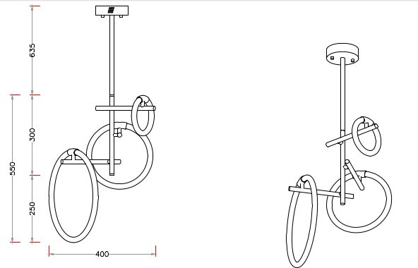 Потолочная люстра Jessy ZRS.01043.03 Zortes
