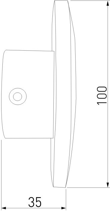 Настенный светильник Mini Disc MRL LED 1126 золото Elektrostandard