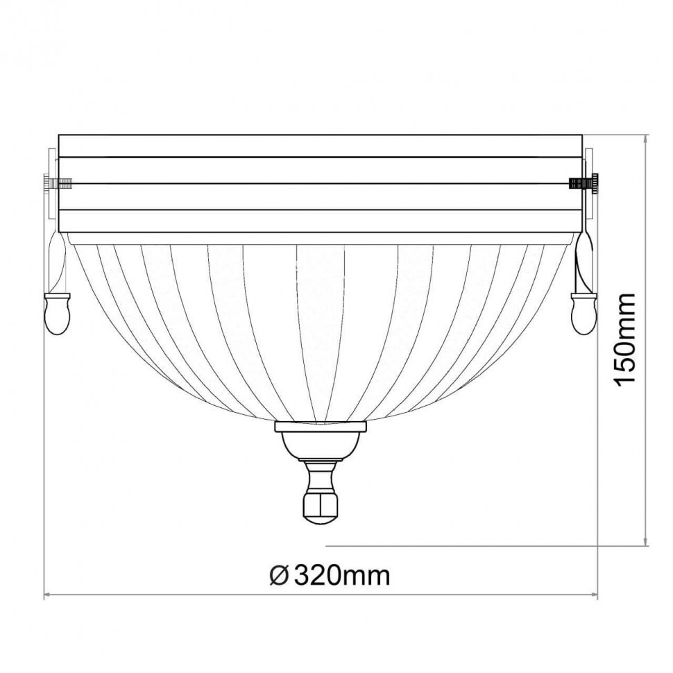 Потолочный светильник MW-Light Афродита 317011202