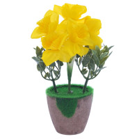 Цветочная композиция, L12 W12 H22 см, 4в.