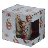 Кружка "Лошадь", 250 мл, L11 W7,5 H9 см