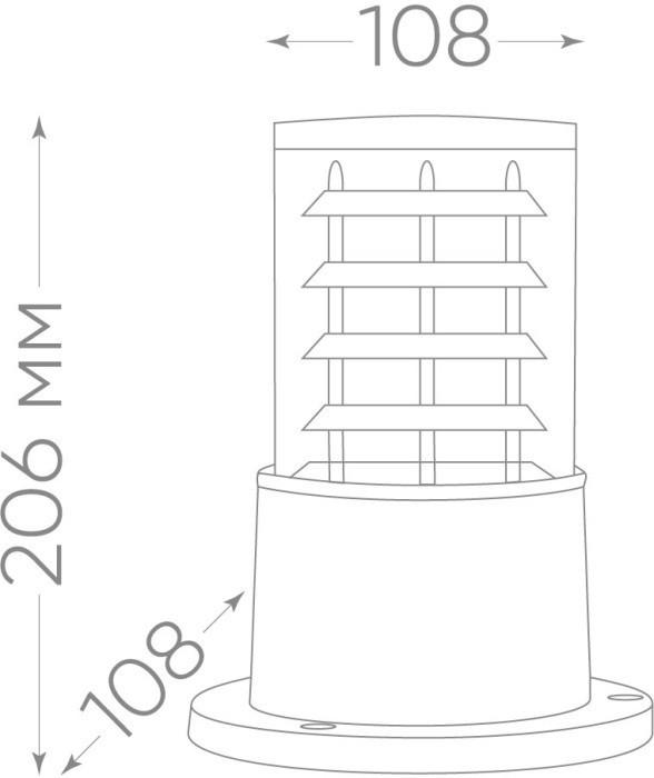 Наземный светильник Сан-Франциско 41915 Feron