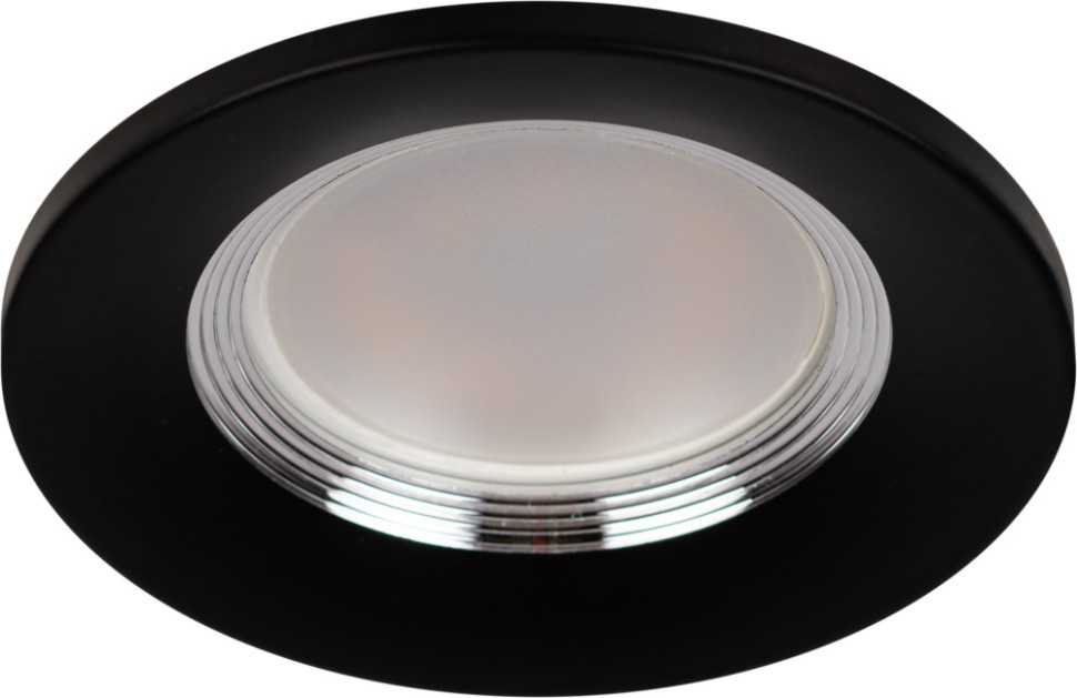 Точечный светильник  KL107 BK/SL ЭРА