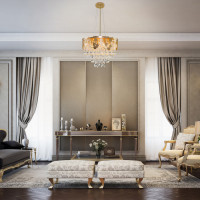 Подвесная люстра Lianna 10123/8 золото Eurosvet