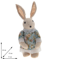 Фигурка декоративная "Заяц", L11 W13 H24 см