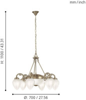 Подвесная люстра Imperial 82743 Eglo