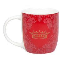 Кружка 230мл."Royal Family Princess" красная