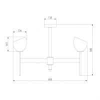 Подвесная люстра Eurosvet Arrista 60130/6 хром Smart