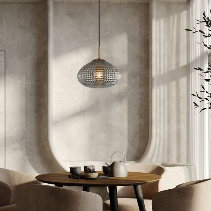 Подвесной светильник Gem 50263/1 серый Eurosvet