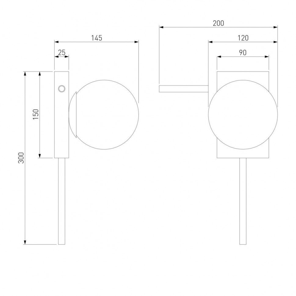 Настенный светильник Eurosvet Fredo 40036/1 белый
