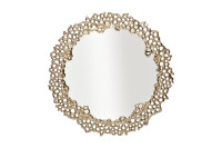 Зеркало декоративное "Соты" в золотой раме