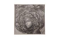 Холст "Нежность-1" в багете серебро Холст "Нежность-1" в багете серебро