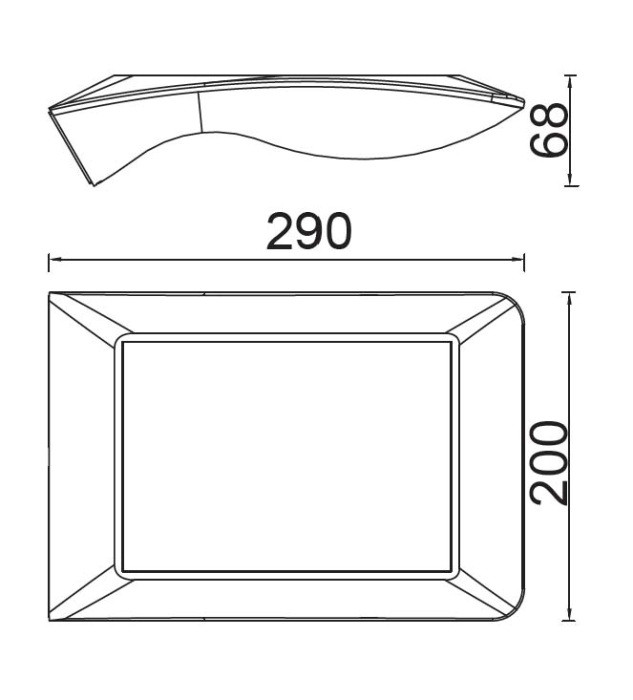Уличный консольный светильник  P9034 S Oasis Light