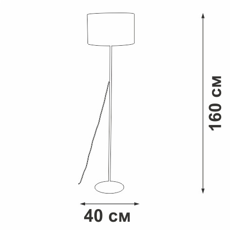 Торшер  V3982-1/1P Vitaluce