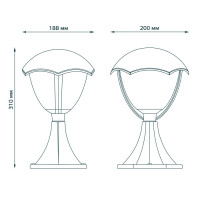 Наземный светильник Aura GD029 Gauss Наземный светильник Aura GD029 Gauss