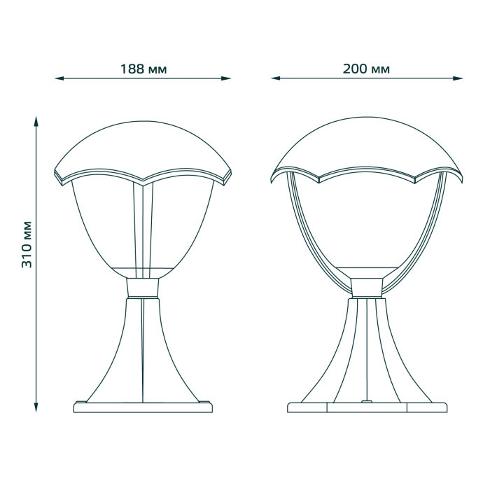 Наземный светильник Aura GD029 Gauss