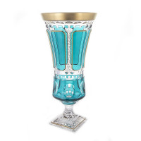 Ваза для цветов н/н 43см."Антик Бирюза"