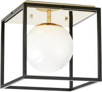 Потолочный светильник Maldini LDC 8060-1 F.GD+BK Lumina Deco