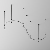 Шинопровод Busbar trunkings Flarity TRX154-SR-D800-B Maytoni