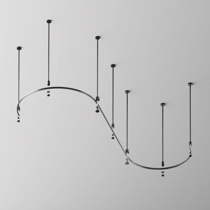 Шинопровод Busbar trunkings Flarity TRX154-SR-D800-B Maytoni