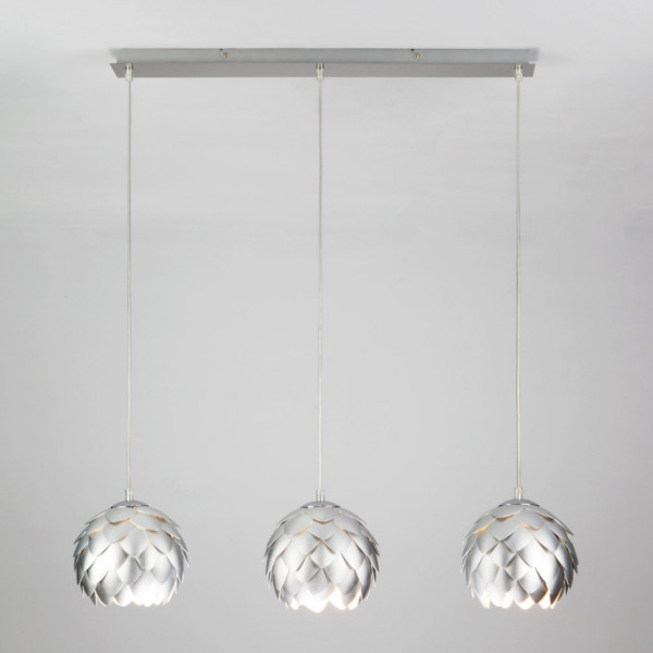 Подвесной светильник Cedro 304/3 серебро / хром Bogate's