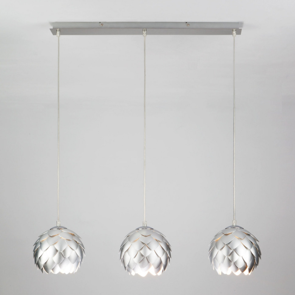 Подвесной светильник Cedro 304/3 серебро / хром Bogate's