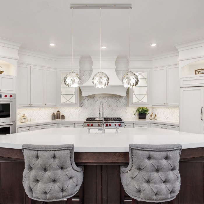 Подвесной светильник Cedro 304/3 серебро / хром Bogate's