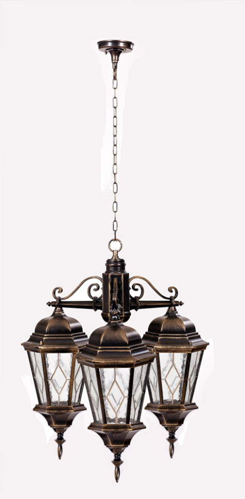 Уличный светильник подвесной ASTORIA 2M 91470M/3 cover Gb ромб Oasis Light