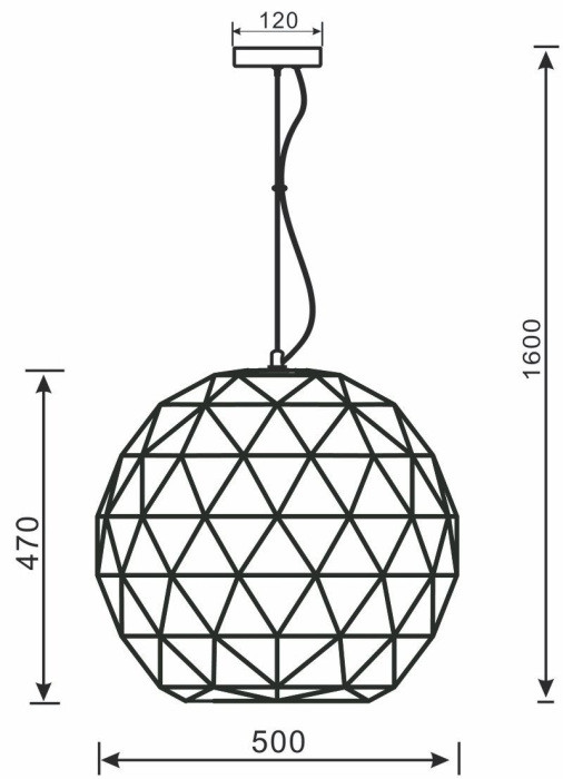 Подвесной светильник Asterope round 342134 Deko-Light
