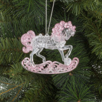 Украшение новогоднее "Лошадка", L11 W2 H10 см