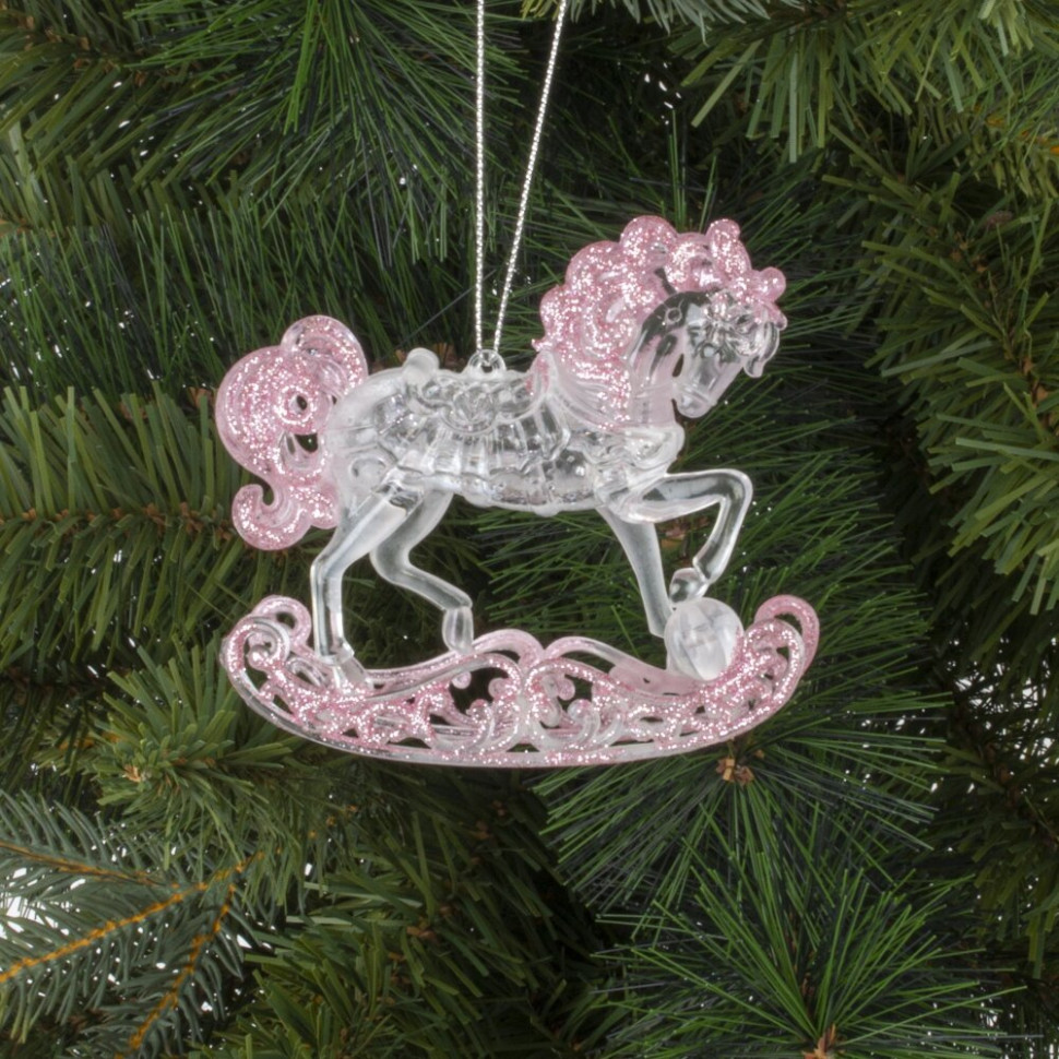 Украшение новогоднее "Лошадка", L11 W2 H10 см