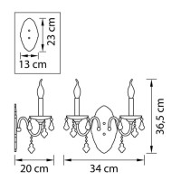 Бра Osgona Classic 700624 Бра Osgona Classic 700624