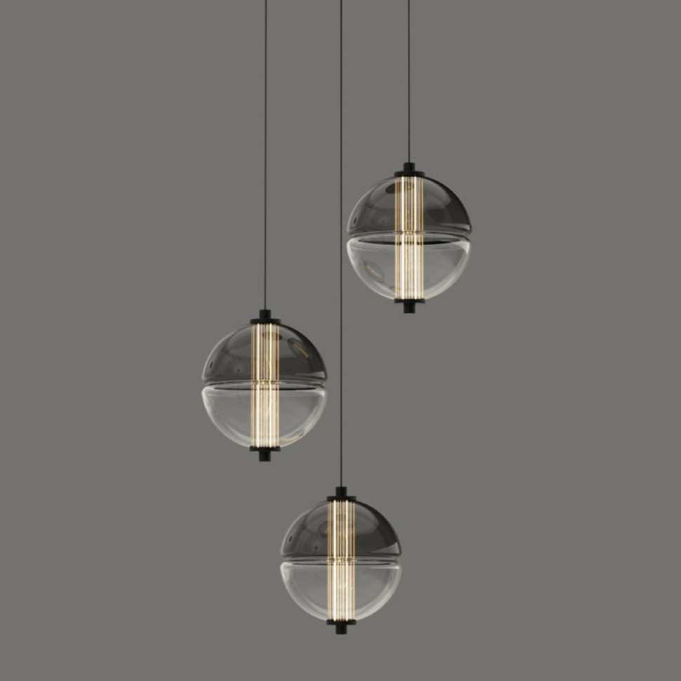 Подвесной светильник MD24022079 MD24022079-3A black/smoky DeLight Collection