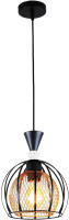 Подвесной светильник  03061-0.9-01 BK+GOLD Reluce