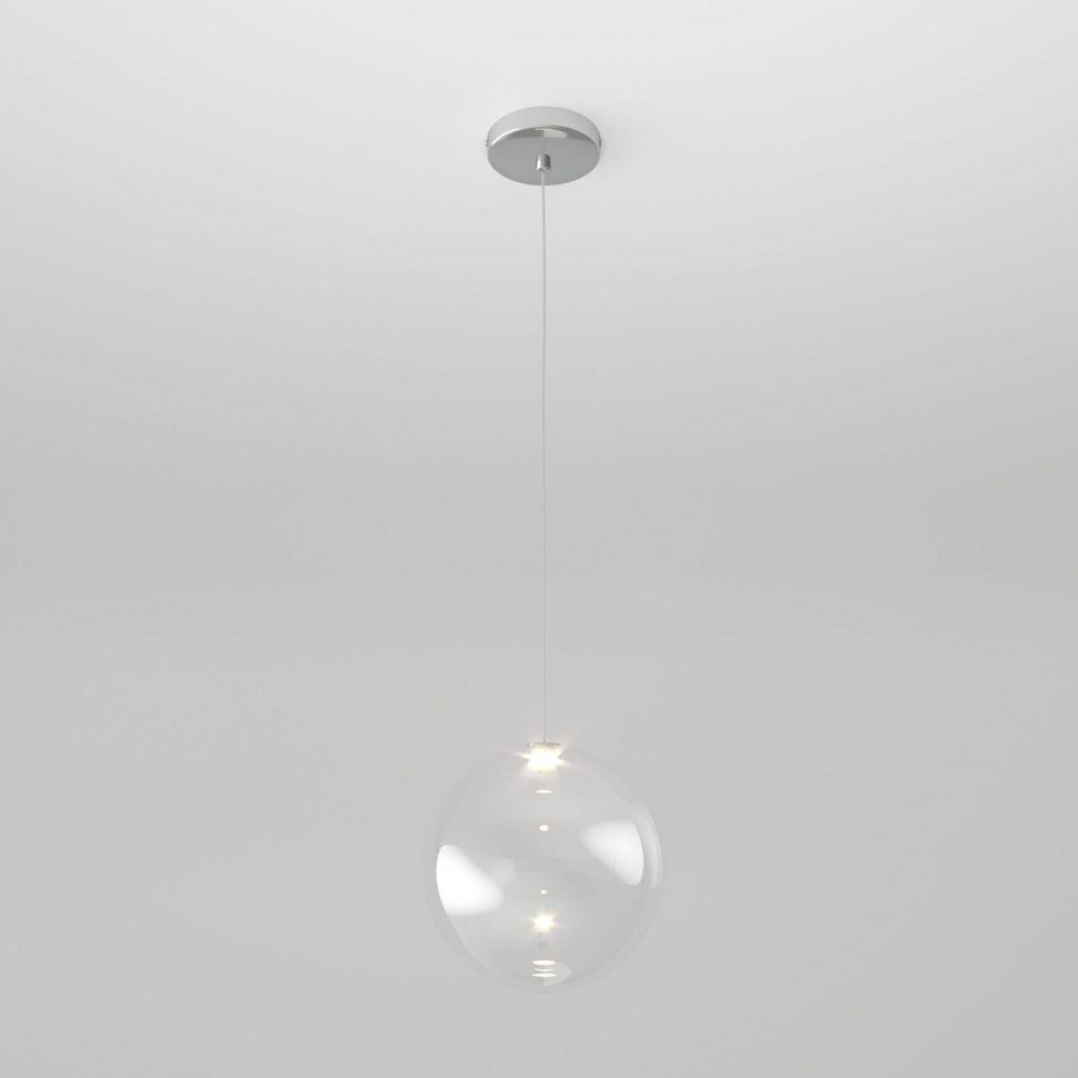 Подвесной светодиодный светильник Eurosvet Wonder 50230/1 Led прозрачный