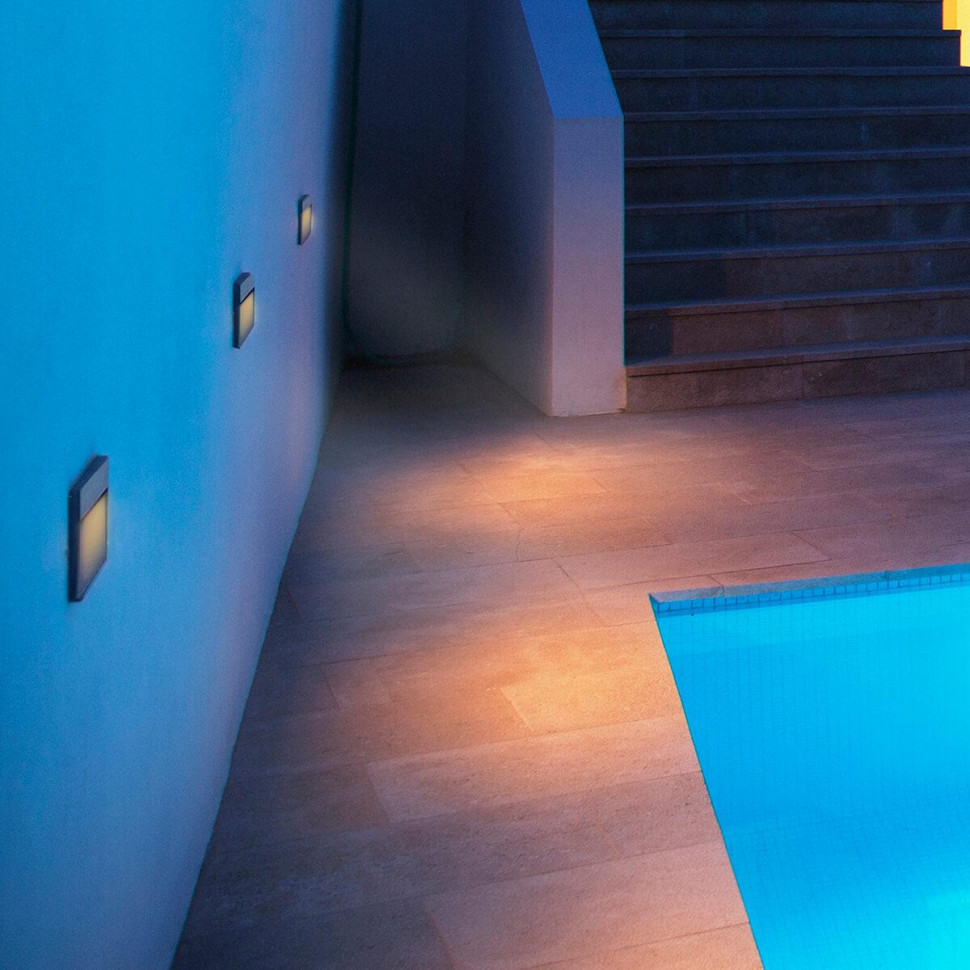 Уличный настенный светодиодный светильник Mantra Baker 7015