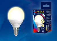 Лампочка светодиодная  LED-G45 7W/WW/E14/FR PLP01WH картон Uniel