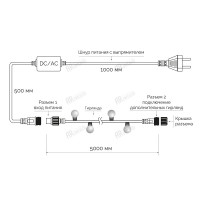 Гирлянда CLASSIC 025564 Ardecoled