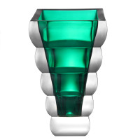 Ваза для цветов 25см."Adria" зеленая