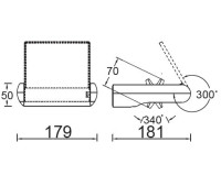 Уличный консольный светильник W6144S-1-SL S Oasis Light Уличный консольный светильник W6144S-1-SL S Oasis Light