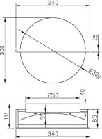Настенный светильник Mira MOD279WL-L14G3K Maytoni