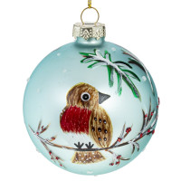 Украшение новогоднее "Шар" , D 8 см, L8 W8 H10 см