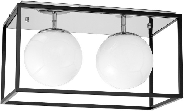 Потолочный светильник Maldini LDC 8060-2 CHR+BK Lumina Deco