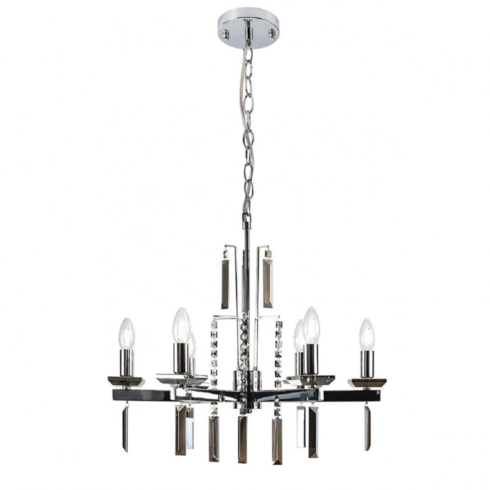 Подвесная люстра Crystal Lux Marron SP6 Chrome