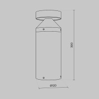 Наземный фонарь Olten O591FL-L12GF3K Maytoni Наземный фонарь Olten O591FL-L12GF3K Maytoni