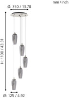 Подвесной светильник Farsala 96345 Eglo