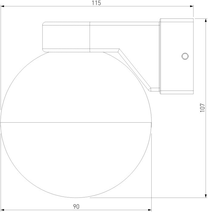 Настенный светильник Moon MRL 1028 белый Elektrostandard