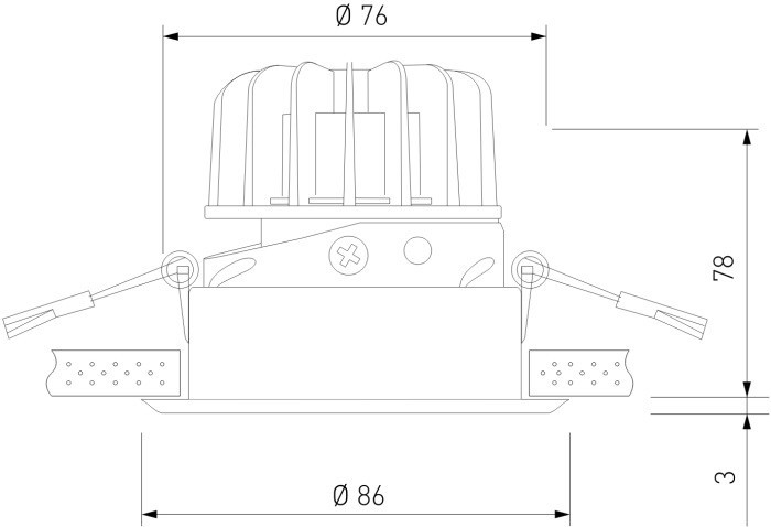 Точечный светильник Osti 25081/LED Elektrostandard