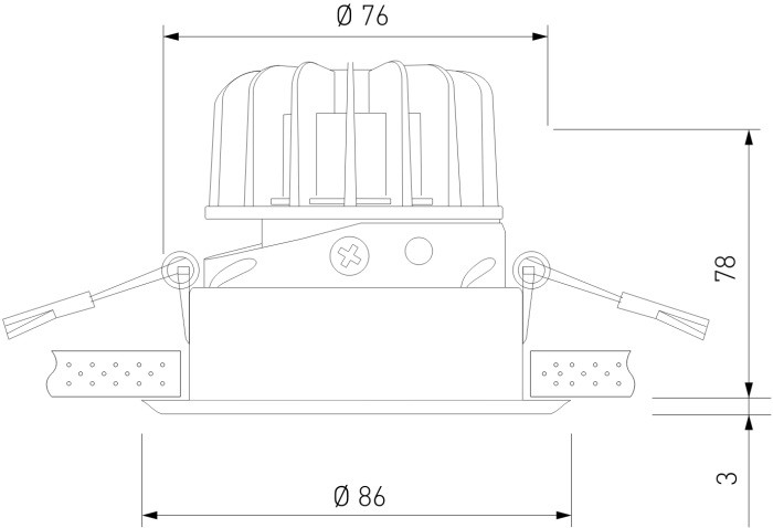 Точечный светильник Osti 25081/LED Elektrostandard