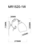 Бра Biene MR1520-1W MyFar